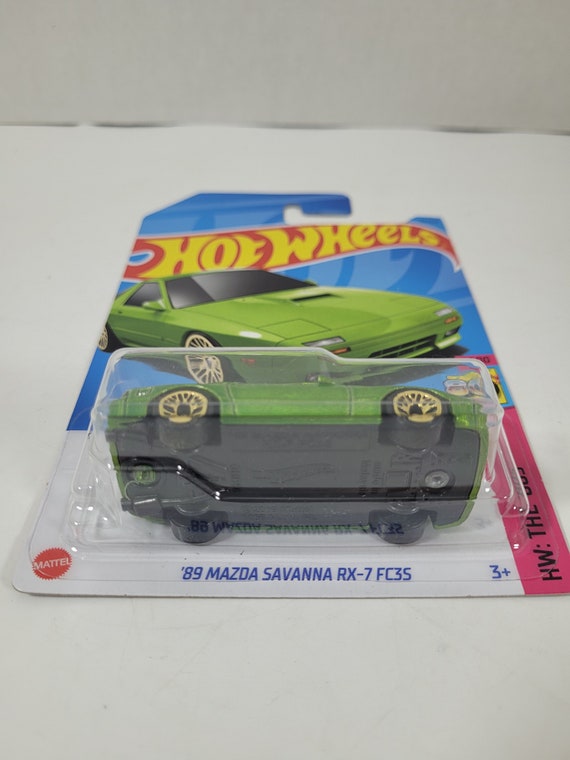 Hot Wheels 89' Mazda Savanna RX7 Carded Die-cast Car Vintage Die