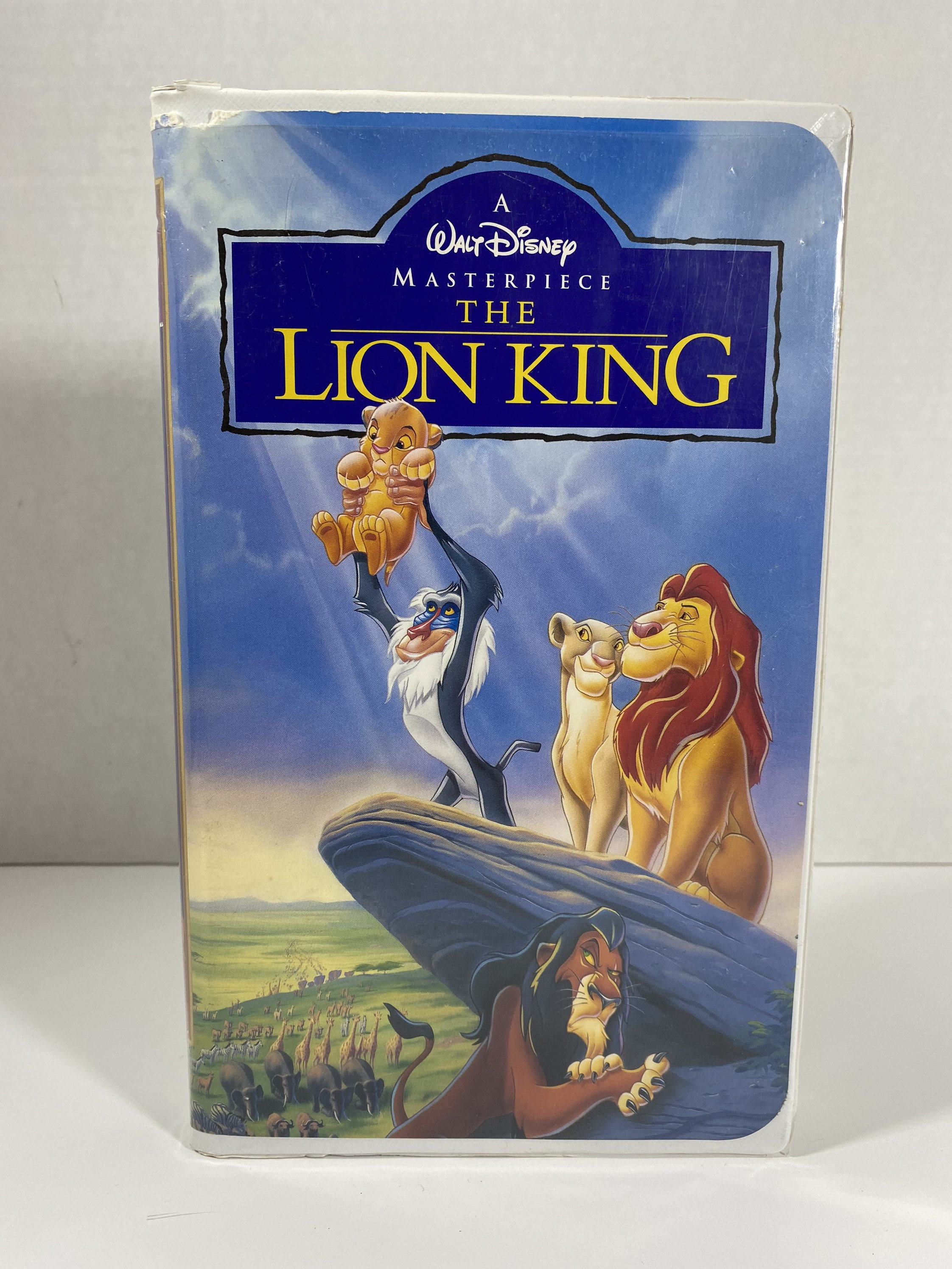 Vintage 1994 Walt Disneys the Lion King Clamshell VHS Video Etsy Canada