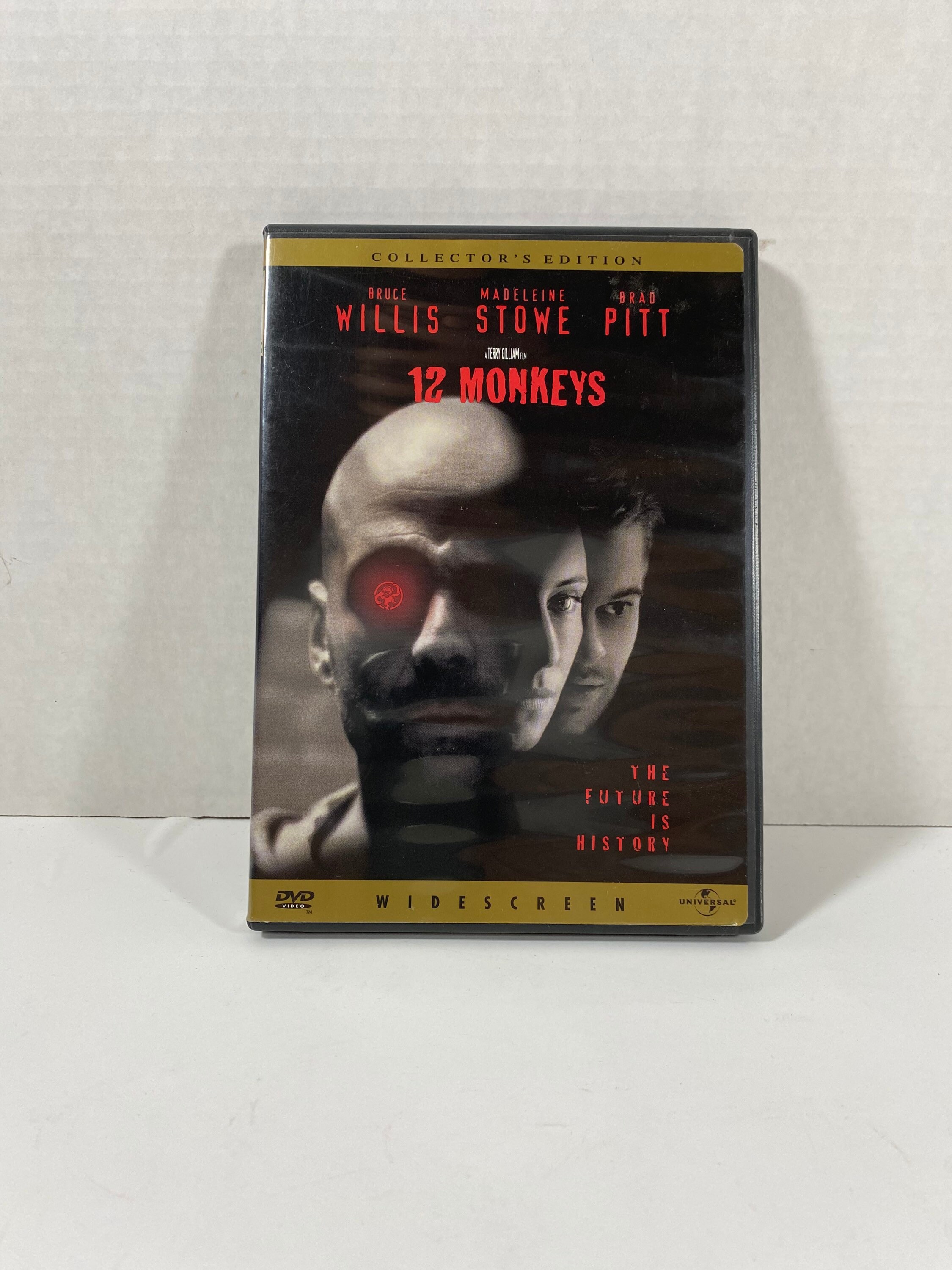 12 Monkeys DVD - Starring: Bruce Willis, Madeline Stowe 12 Monkeys DVD - Starring: Bruce Willis, Madeline Stowe