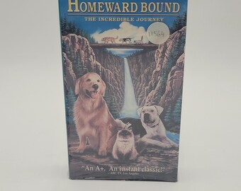 Vintage 1990's Homeward Bound VHS Tape/Comedy Adventure Film Former Rental Tape