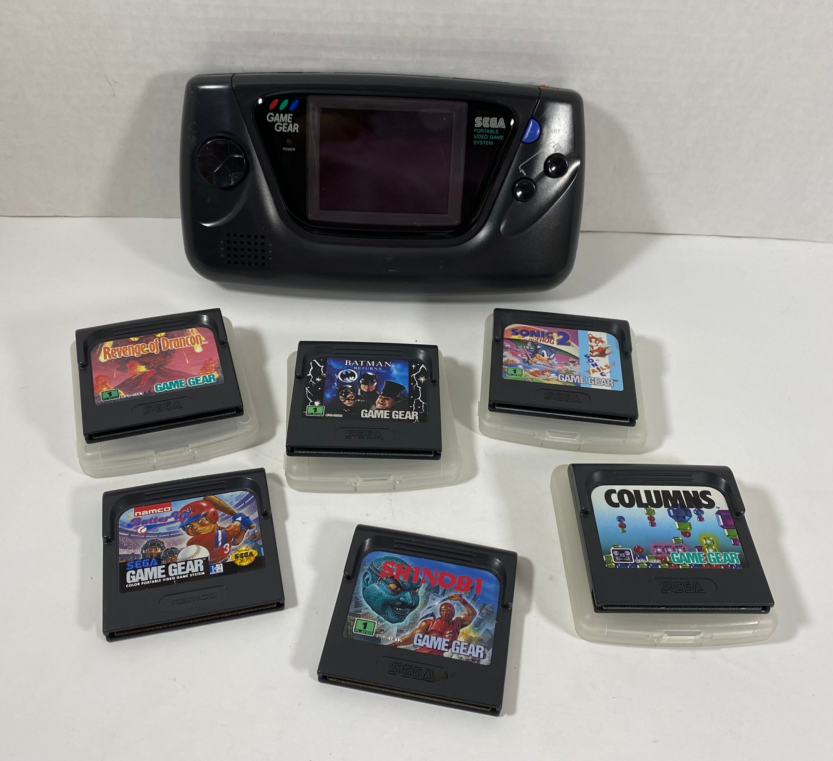 Vintage 1991 Authentic Sega Game Gear Portable Video Game System
