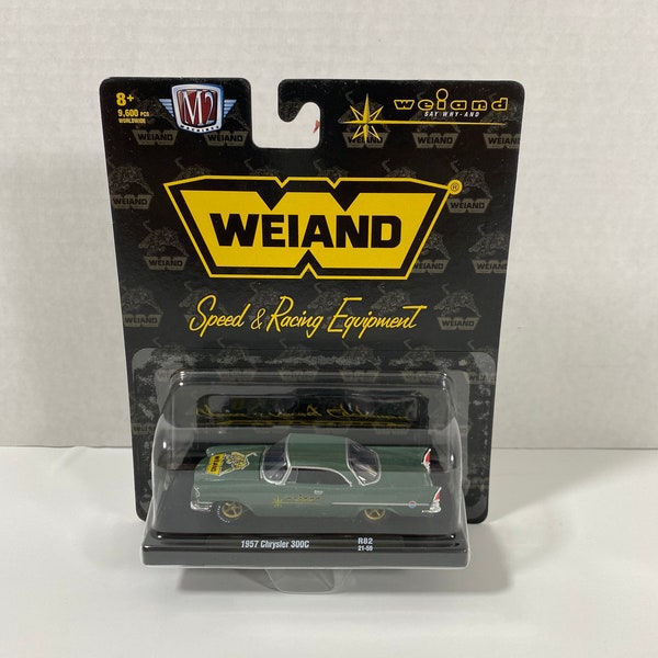 M2 Machines Weiand Speed & Racing Equipment 1957 Chrysler 300C •Sealed• Model Die-Cast Toy Car - Collectible | Gift Idea