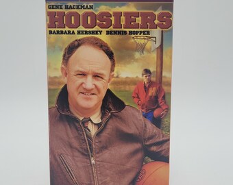 Vintage 1987 Hoosiers VHS Tape/Sports Drama, Basketball Film