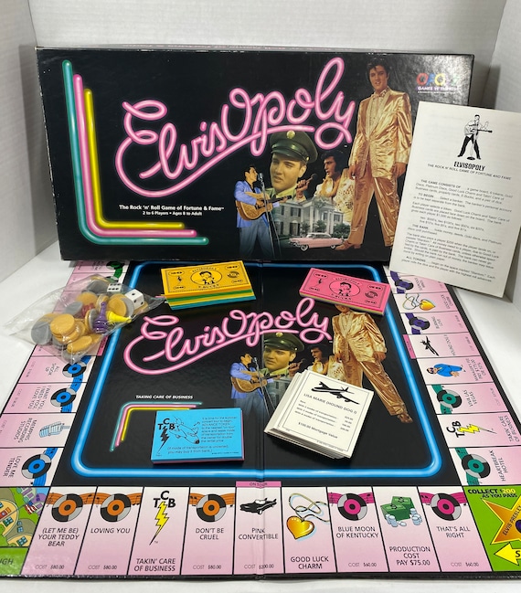 Vintage 1995 Elvisopoly: the Rock 'N' Roll Game of Fortune and