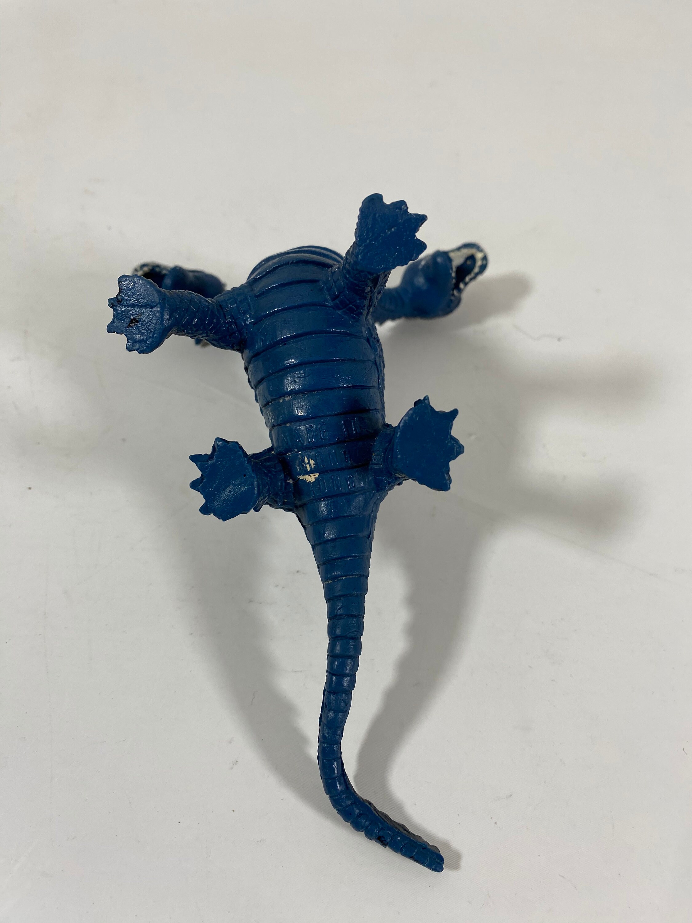 フィギュア ドラゴン 双頭 ブルー｜ドラゴンのフィギュア 金属製 約