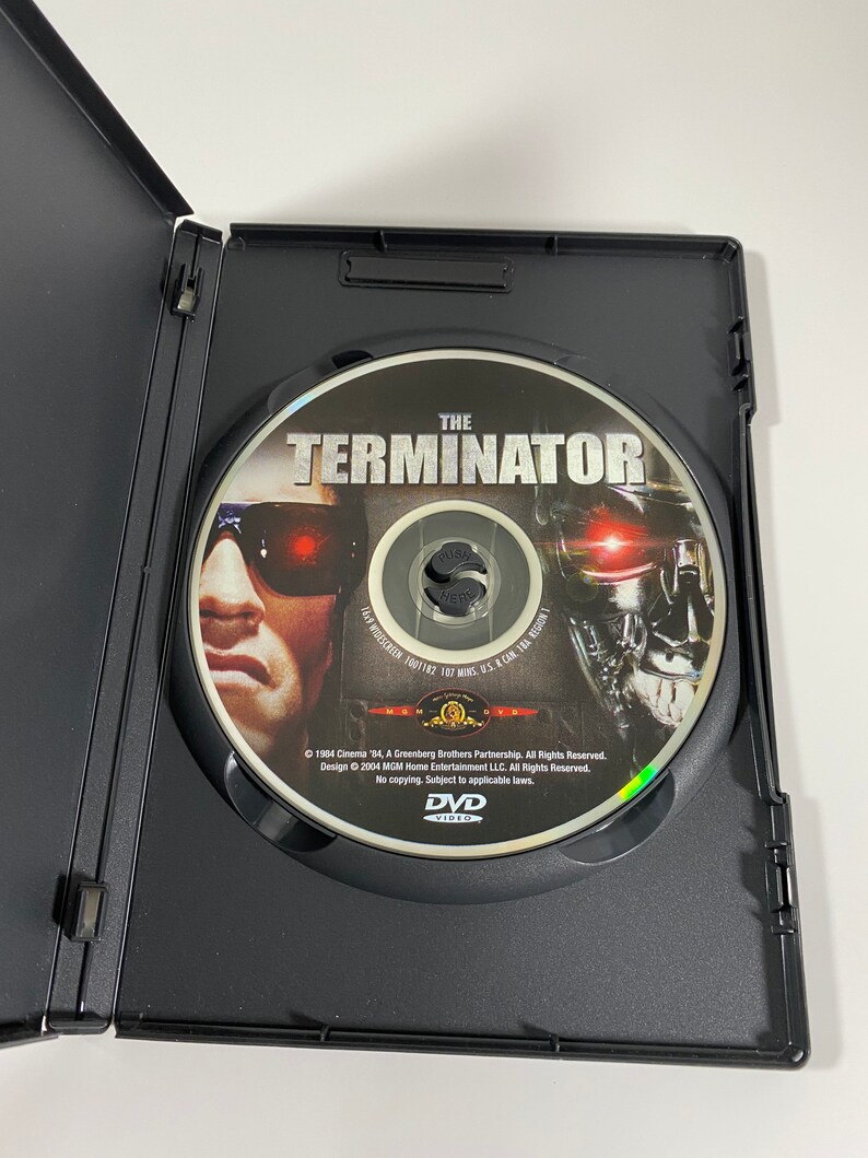 Retro the Terminator DVD Starring Arnold Schwarzenegger Etsy
