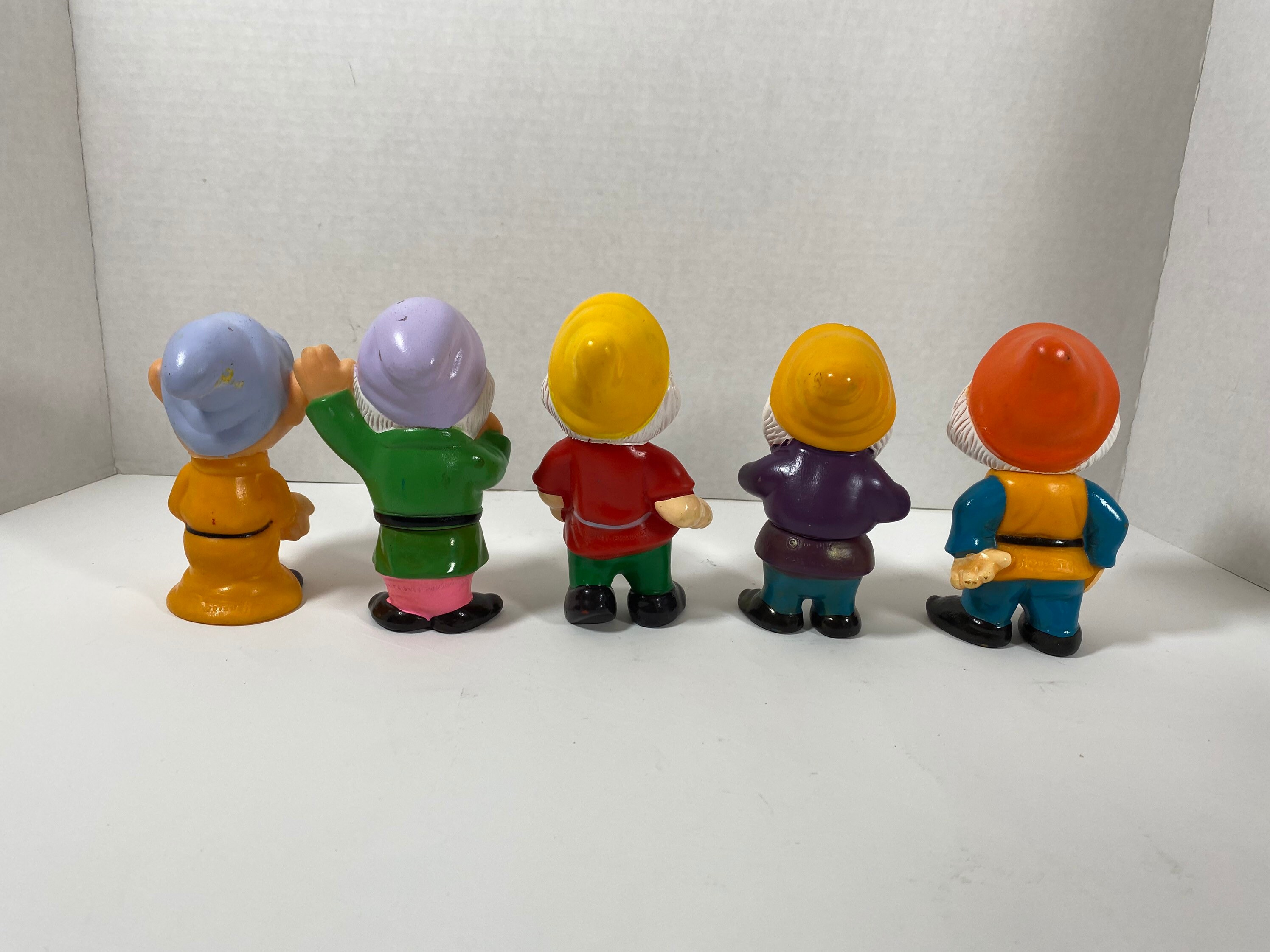 Vintage Walt Disneys Snow White and the Seven Dwarfs Rubber - Etsy