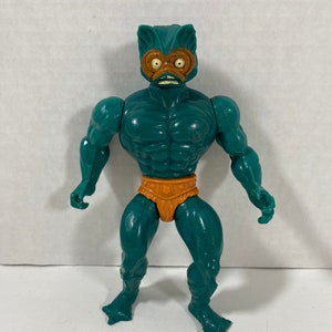 Vintage 1981 MOTU Masters Of The Universe Mer-Man 5.5” Toy Action Figure - Collectable | Nostalgia | Display Piece | Gift Idea