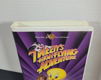 Vintage Looney Tunes Tweety High Flying Adventure VHS Tape