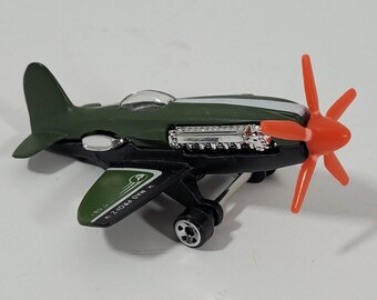 Retro Hot Wheels Mad Propz Die-Cast Toy Plane - Collectible | Display Item | Nostalgic Toy | Gift