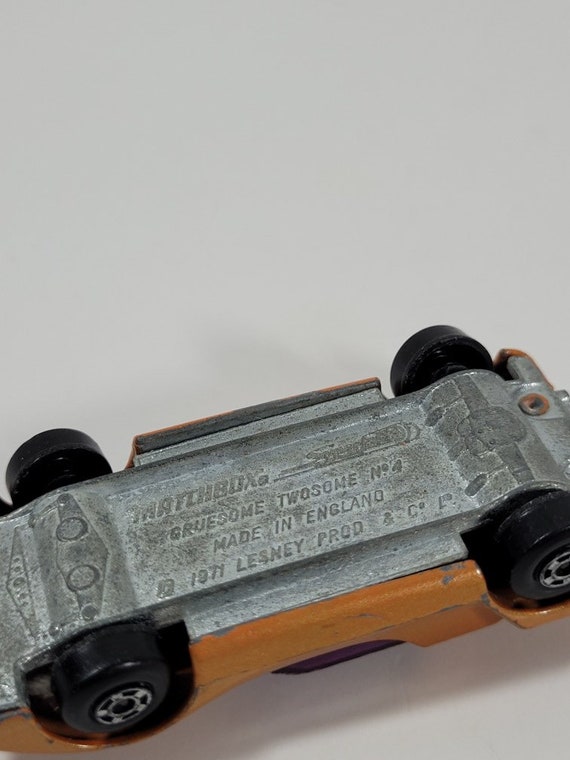 Vintage 1971 Matchbox Lesney Superfast Gruesome Twosome No. 4 Die
