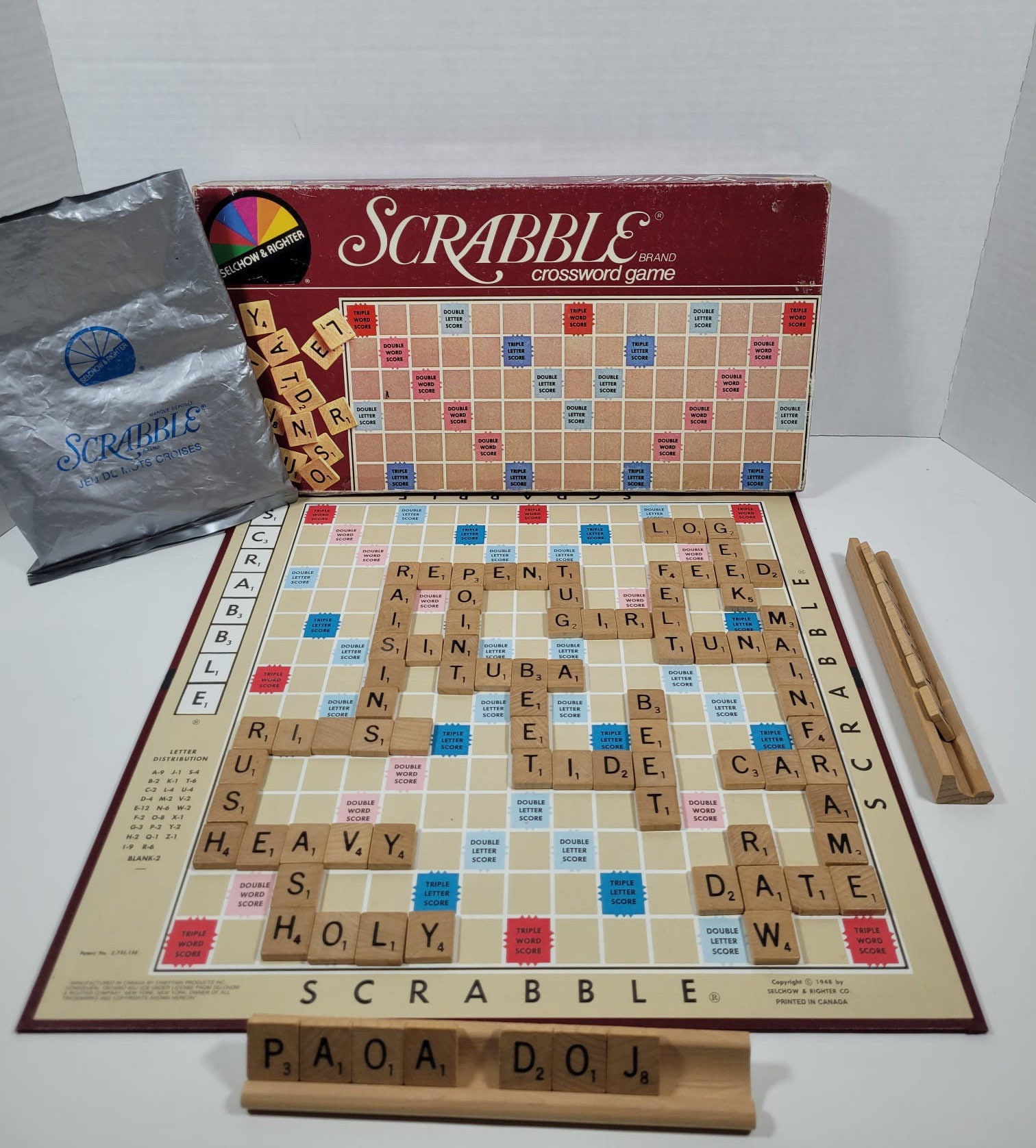 Vintage 1976 Scrabble Crossword Game Collectible/family - Etsy Israel
