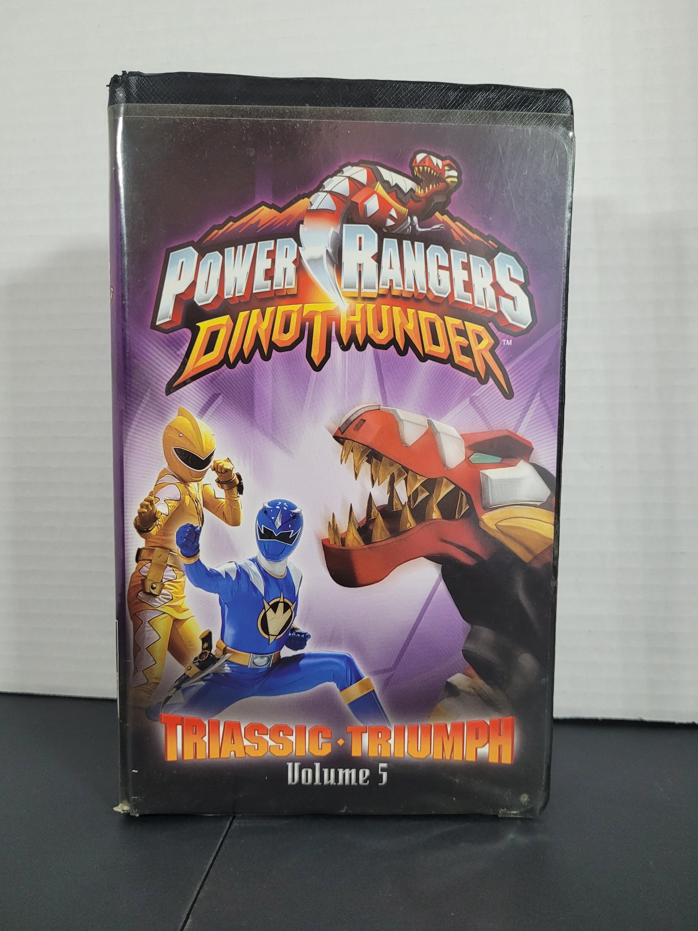 Vintage Power Rangers Dinothunder Triassic Triumph Vol 5 Vhs Tape