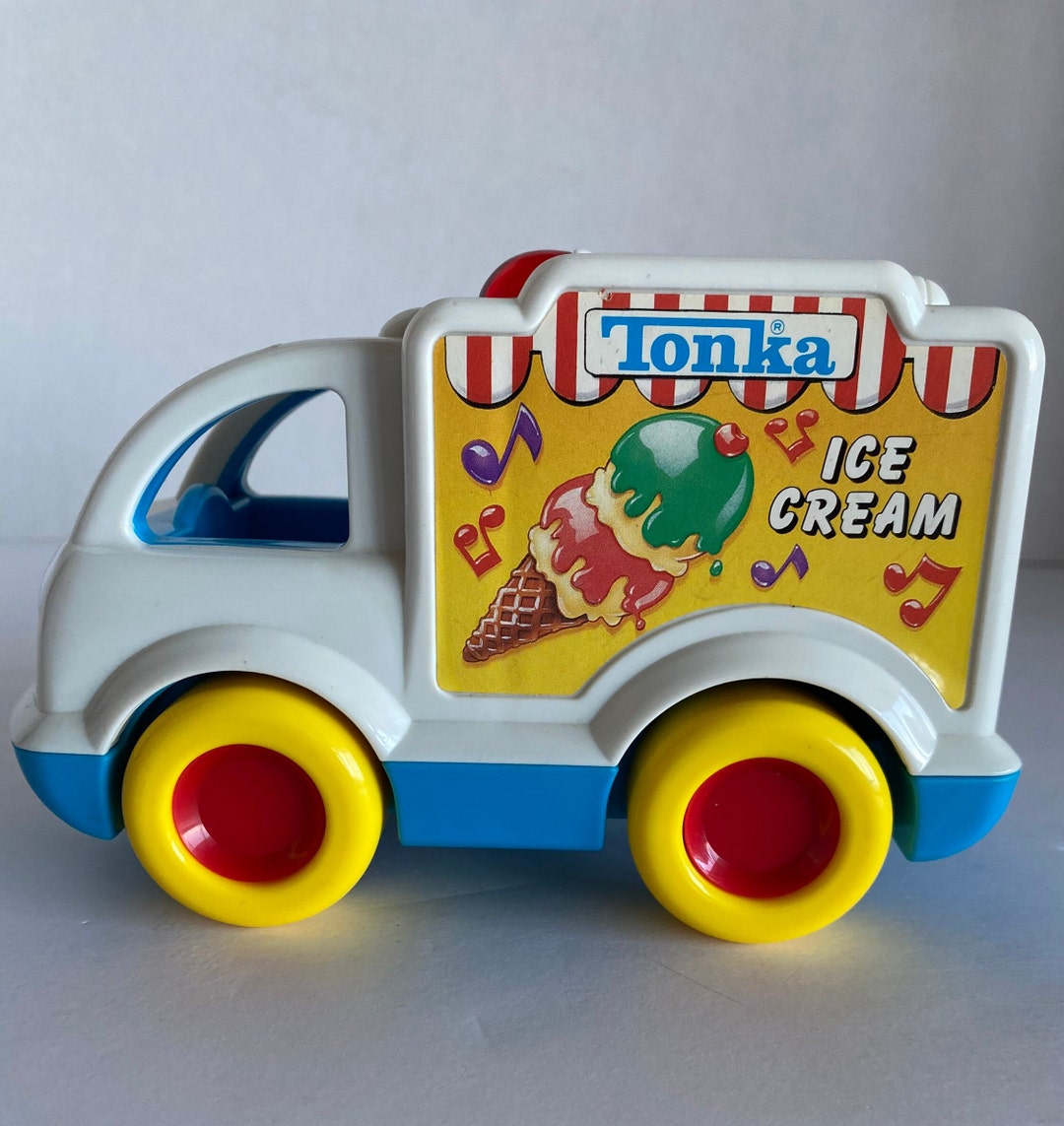 Vintage 1992 Tonka Ice Cream Truck Toy Vehicle Collectible Etsy