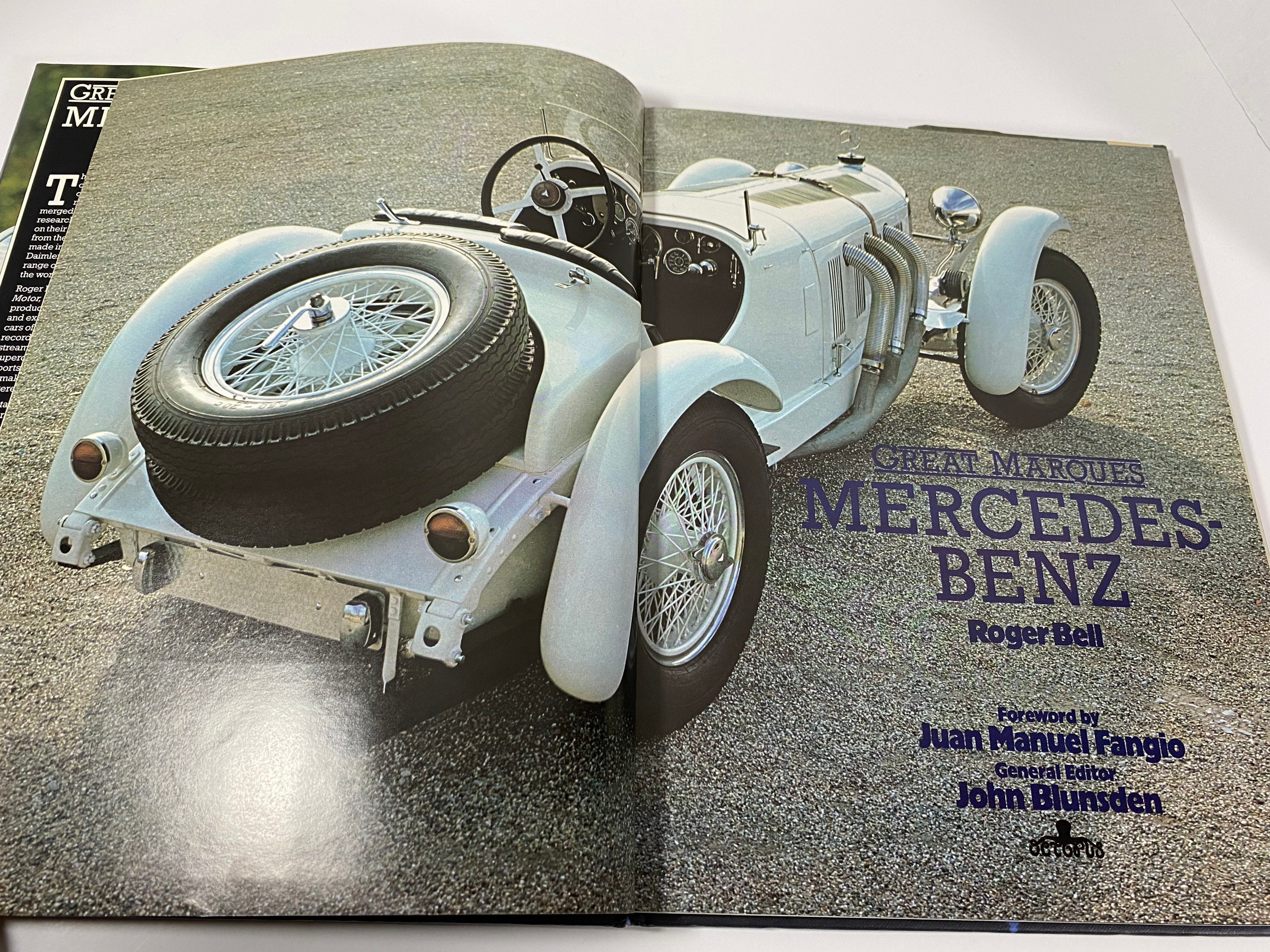 Vintage 1980 Great Marques Mercedes-benz hardcover With Original Dust  Jacket By: Roger Bell & John Blunsden Coffee Table Book/gift -  Israel