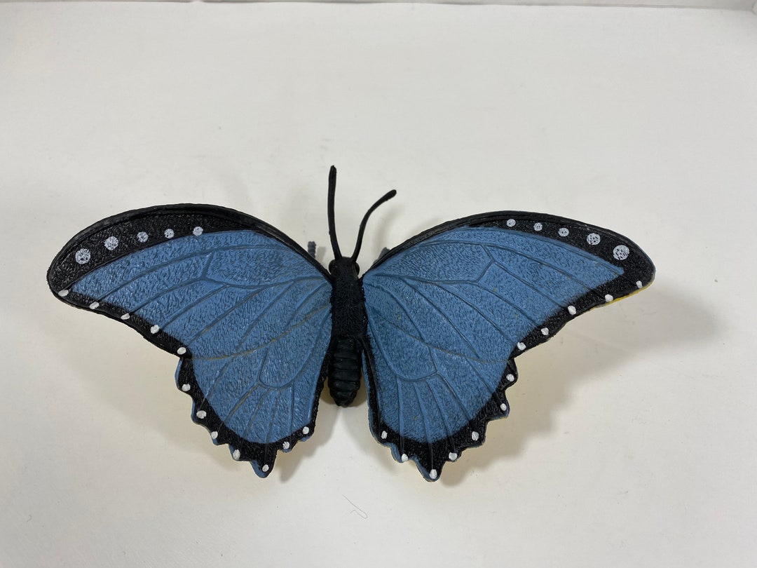 Picture of Vintage Blue Morpho Butterfly Toy Figure - Collectable | Display Item ...
