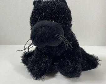 Retired Ganz Webkinz Black Panther Soft Plush Toy - Collectable | Display Item | Gift Idea