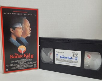 Vintage the Karate Kid Part 2 VHS Tape Vintage Movies Comedy 80s