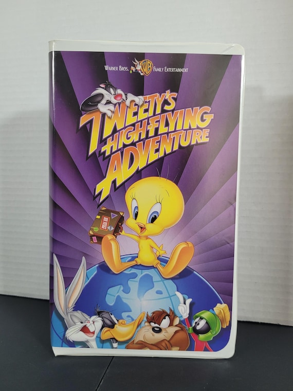 Vintage Looney Tunes Tweety High Flying Adventure VHS Tape