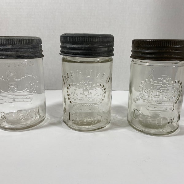 Crown Jar Lids Etsy Canada