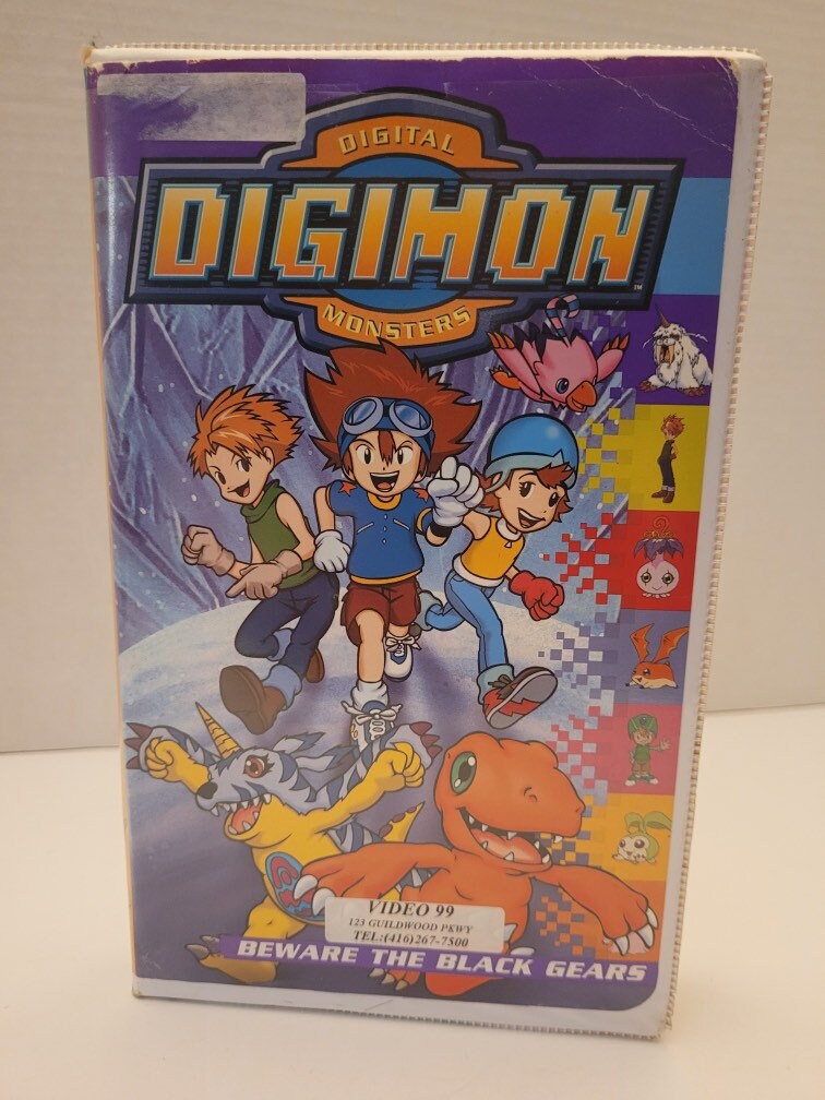 Vintage 2000 Digimon Digital Monsters Volume 3 VHS (clamshell