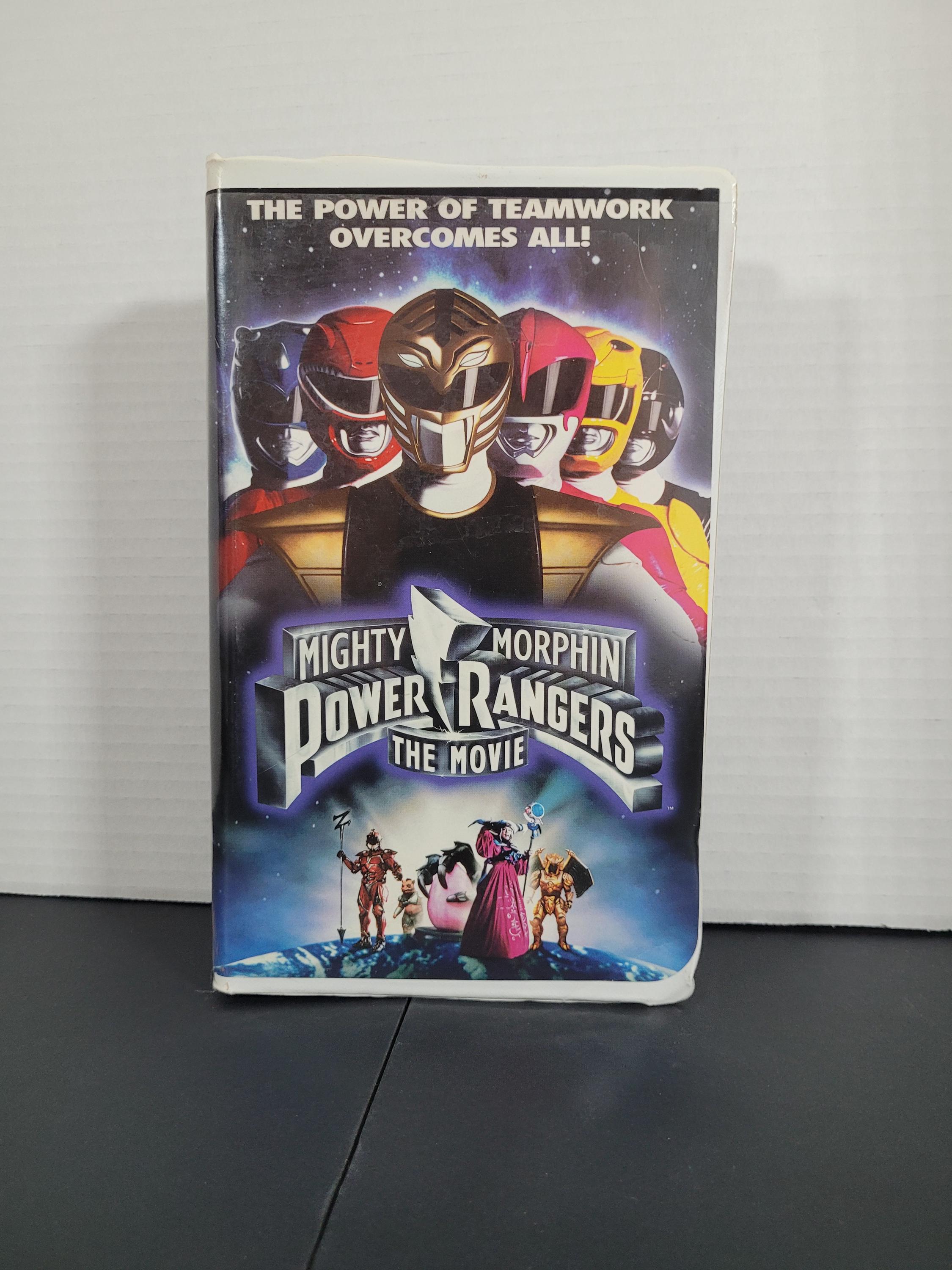 Vintage 1995 Mighty Morphin Power Rangers the Movie VHS Tape