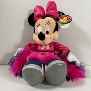 Vintage 1990’s Authentic Disneyland-Walt Disney World Cheerleader Minnie Mouse Plush Toy With Original Tags - Collectible | Nostalgic Toy