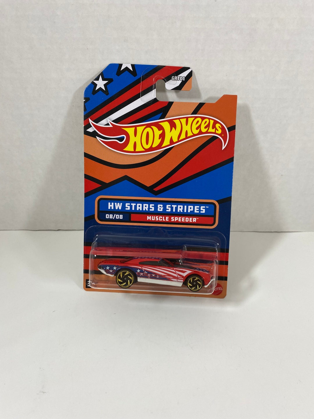 Hot Wheels HW Stars & Stripes Muscle Speeder Model Die-cast Toy Car