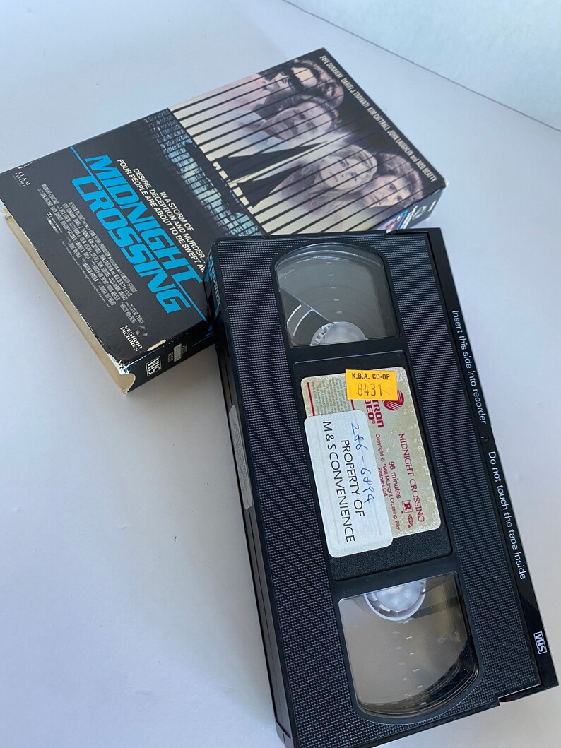 Vintage 1988 Midnight Crossing VHS Video Tape-Starring: Faye Dunaway & Kim Cattrall Collectible/Movie Enthusiast/Giftware image 2