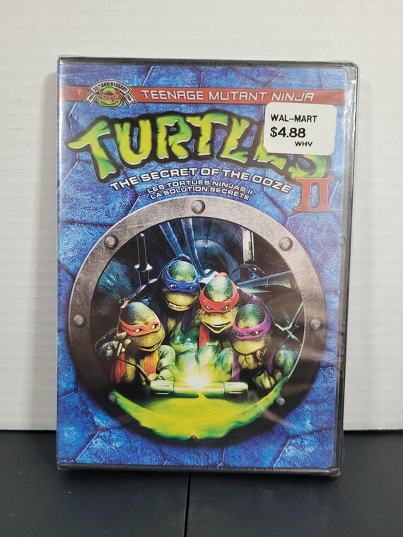 Vintage Teenage Mutant Ninja Turtles 2 - the Secret If the Ooze