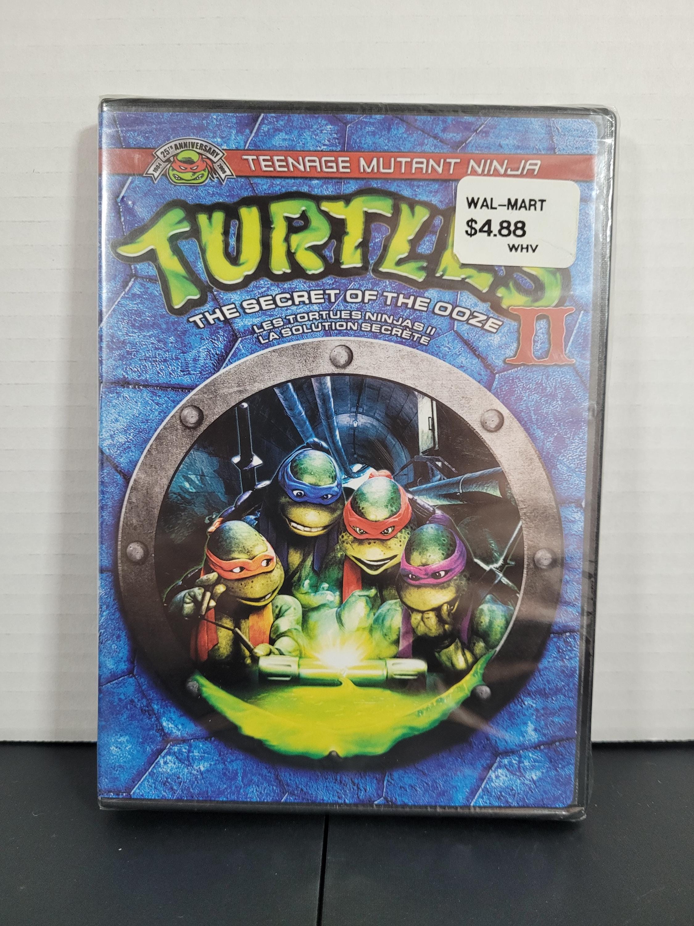 Vintage Teenage Mutant Ninja Turtles 2 - the Secret If the Ooze