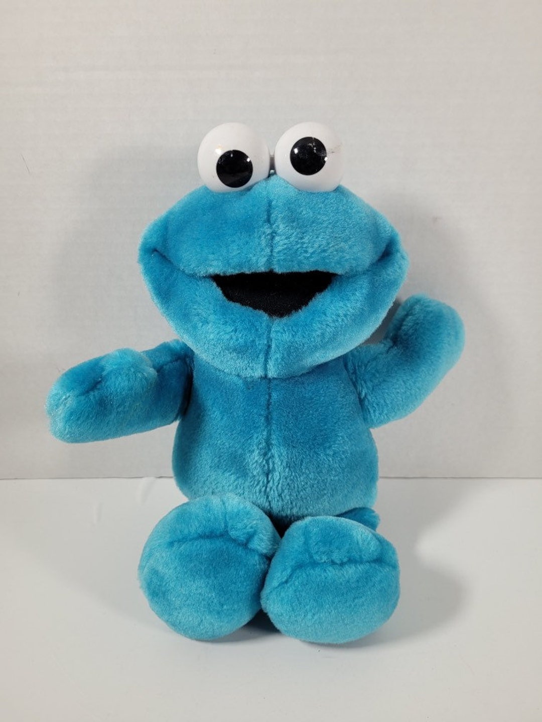 Vintage 1996 Tyco Sesame Street Tickle Me Cookie Monster Plush Toy