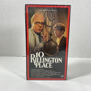 Vintage & RARE 1971 10 Rillington Place •Factory Sealed• VHS - Starring: Richard Attenborough, Judy Geeson And John Hurt - Collectable