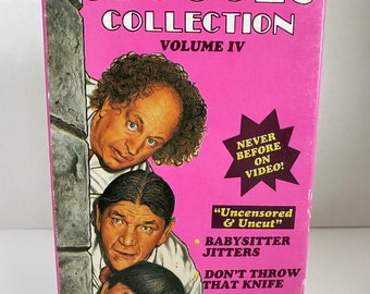Vintage the Three Stooges Volume 5 VHS Larry, Curly, Moe - Etsy