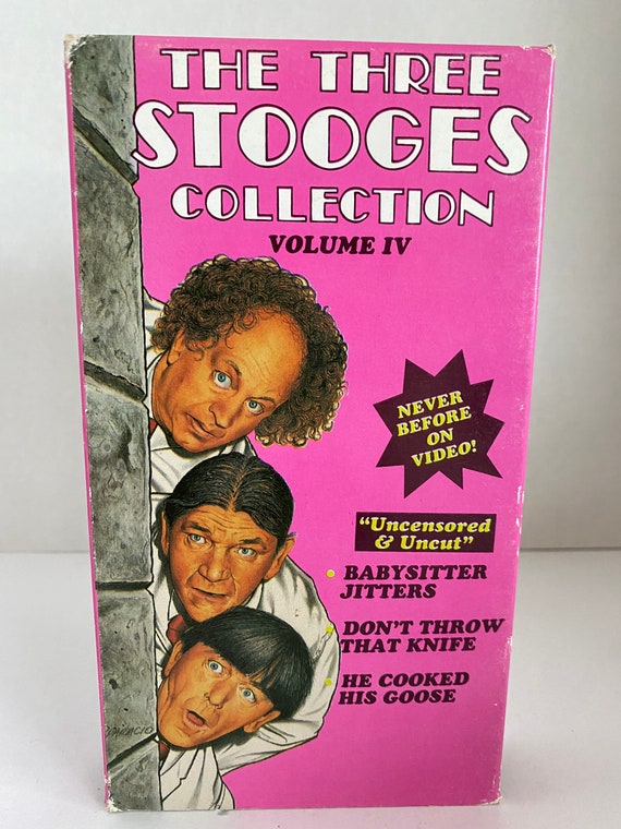 Vintage the Three Stooges Volume 5 VHS Larry Curly Moe | Etsy