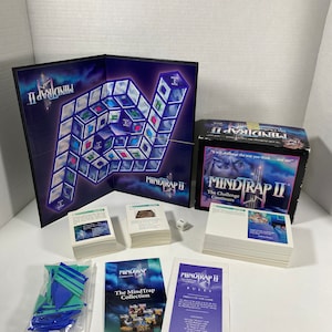 Vintage 1997 MindTrap II Game: The Challenge Continues - Collectable | Family Fun Games | Rainy Day Games | Gift Idea