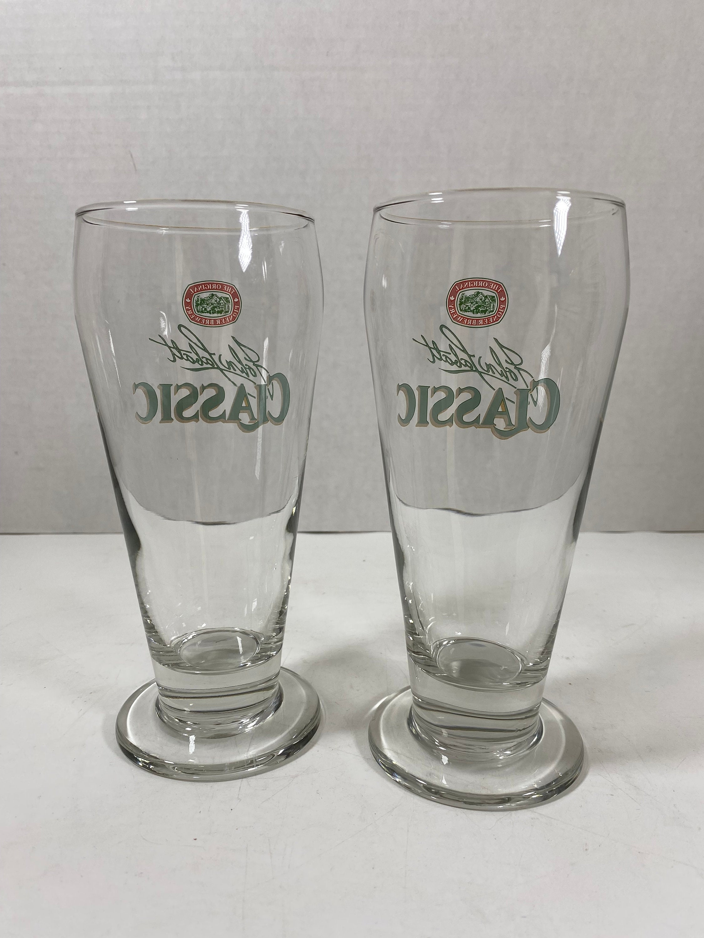 Vintergön Rabatt Vintage & Very Rare 1990’s John Labatt Classic Footed Pint Glasses With ...