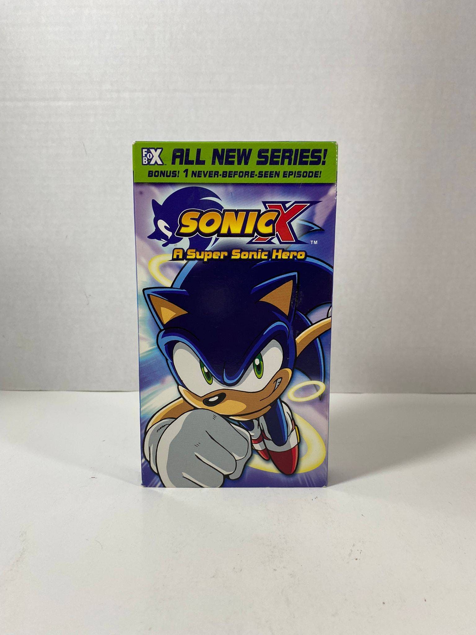 Sonic X - Vol. 1: A Super Sonic Hero (VHS, 2004, Edited) for sale online