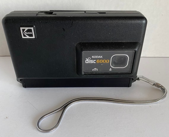 Vintage 1980's Kodak Disc 6000 Black Camera - Collectible