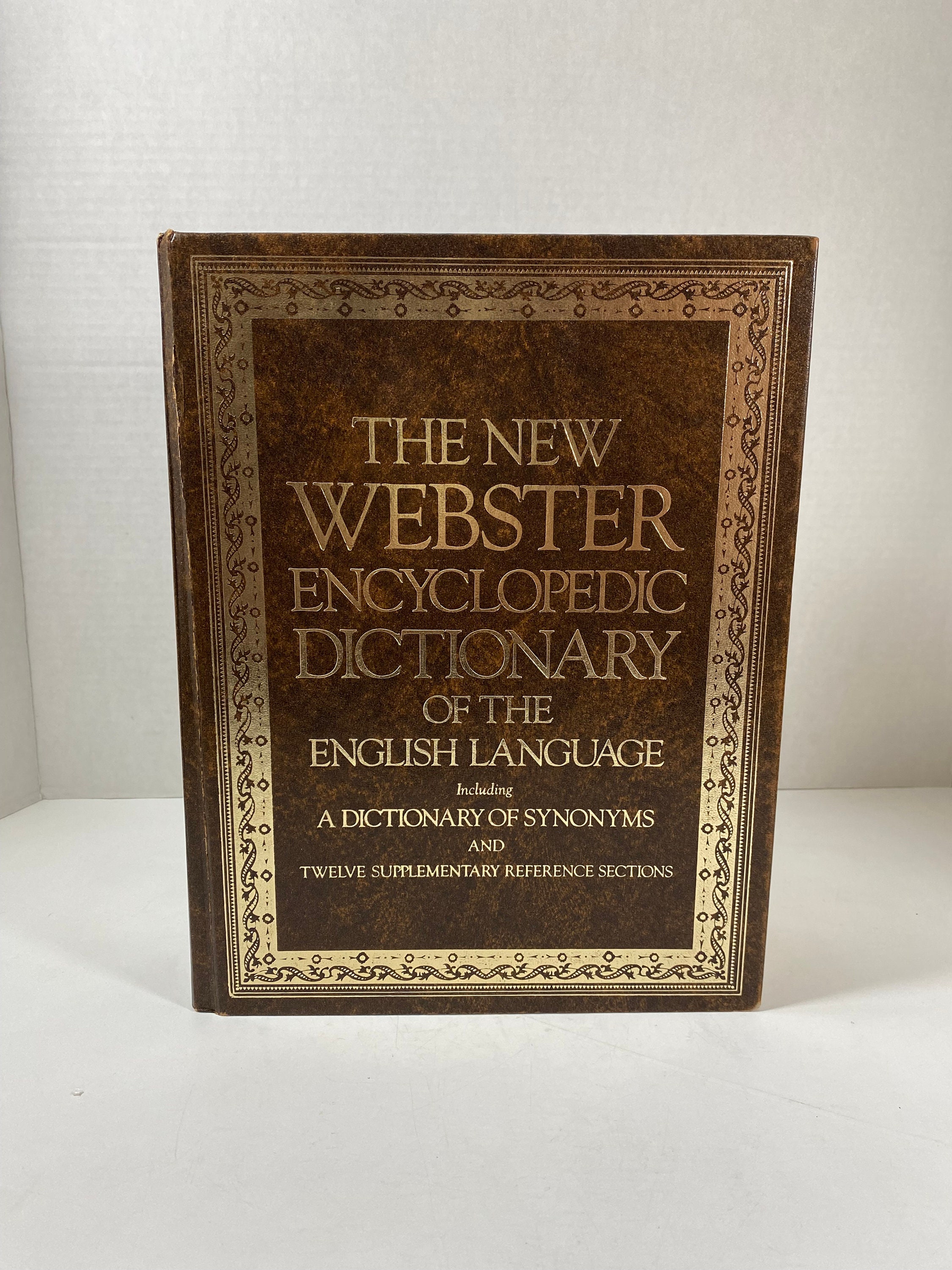 Webster's Unabridged Dictionary Vintage Ad Puzzle Accessories Jigsaw Puzzle