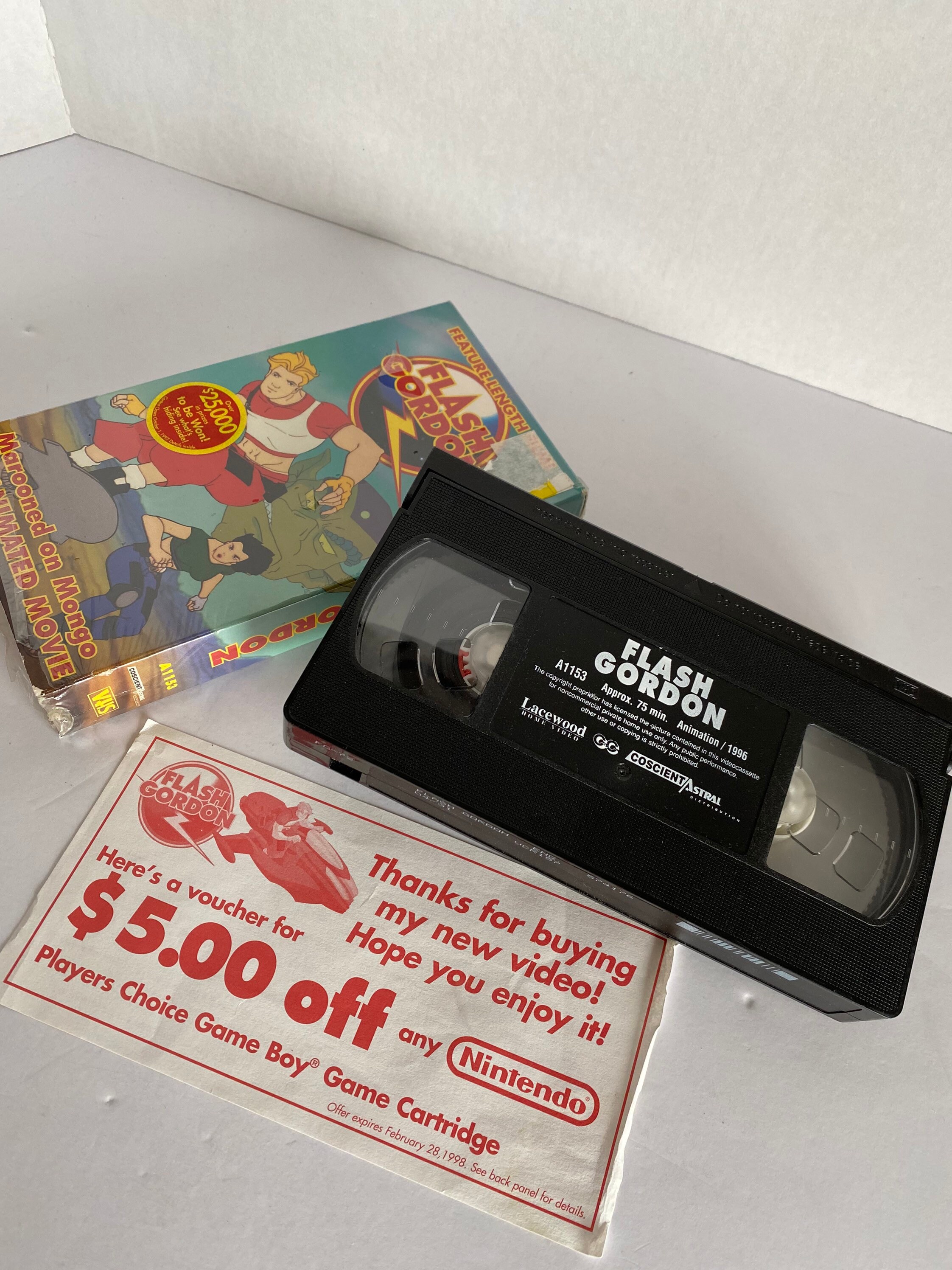 Vintage 1996 Flash Gordon Marooned on Mongo: Animated VHS Video