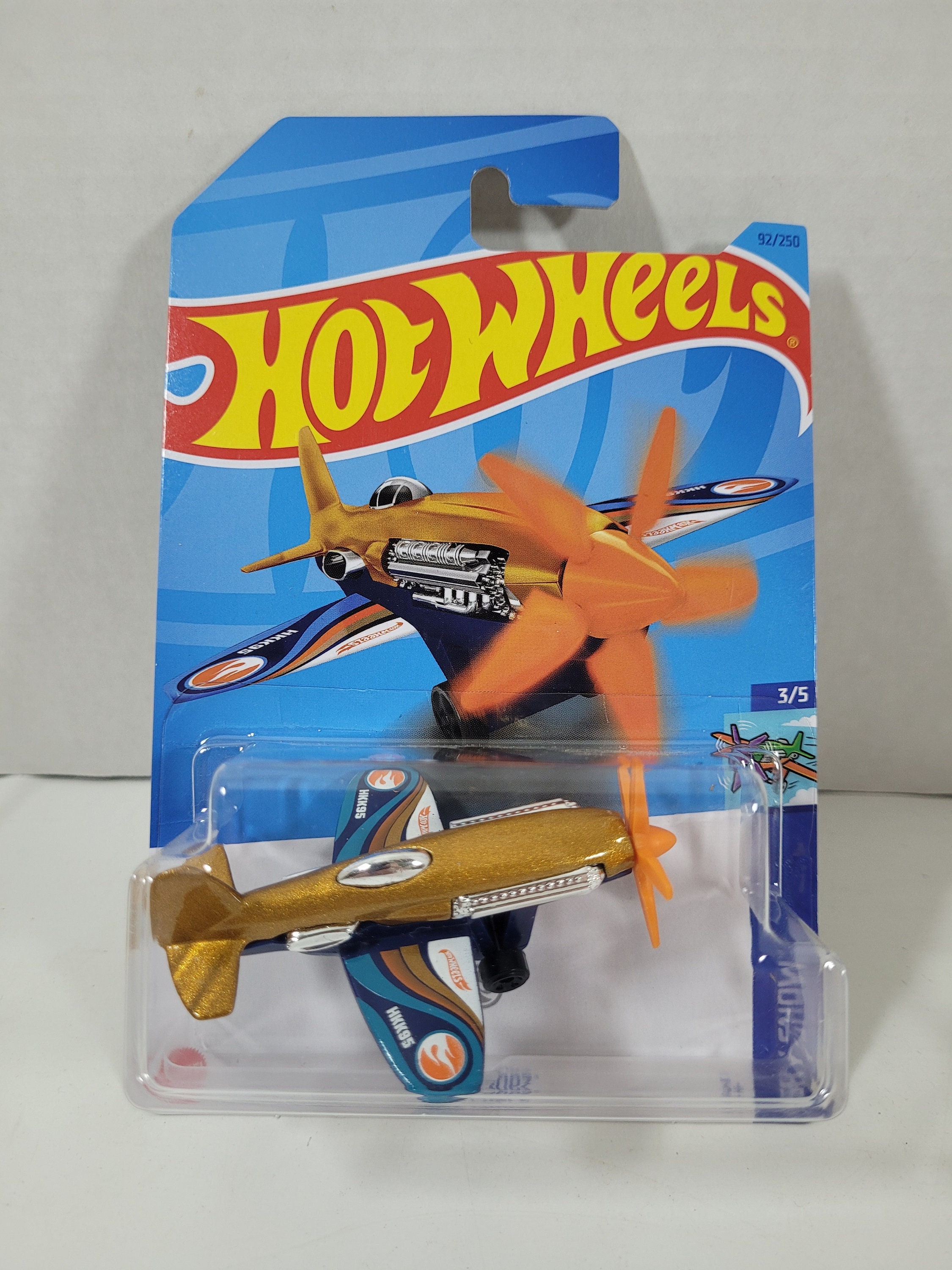 Hot Wheels Mad Propz Stunt Plane Die cast Cars Carded Vintage Toy