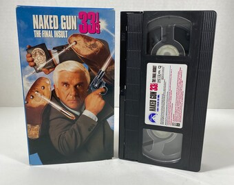 Vintage Naked Gun 33 1/3: the Final Insult VHS - Starring