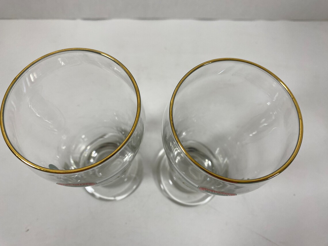 Labatt Pint Vintage & Very Rare 1990’s John Labatt Classic Footed Pint Glasses With ...