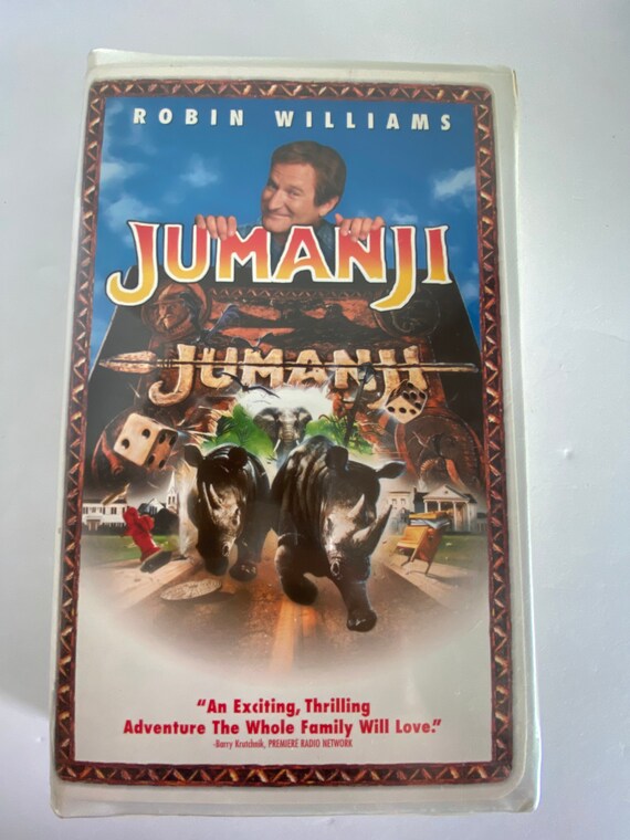 Vintage 1996 Jumanji Clamshell VHS Video Tapestarring Robin Etsy Canada