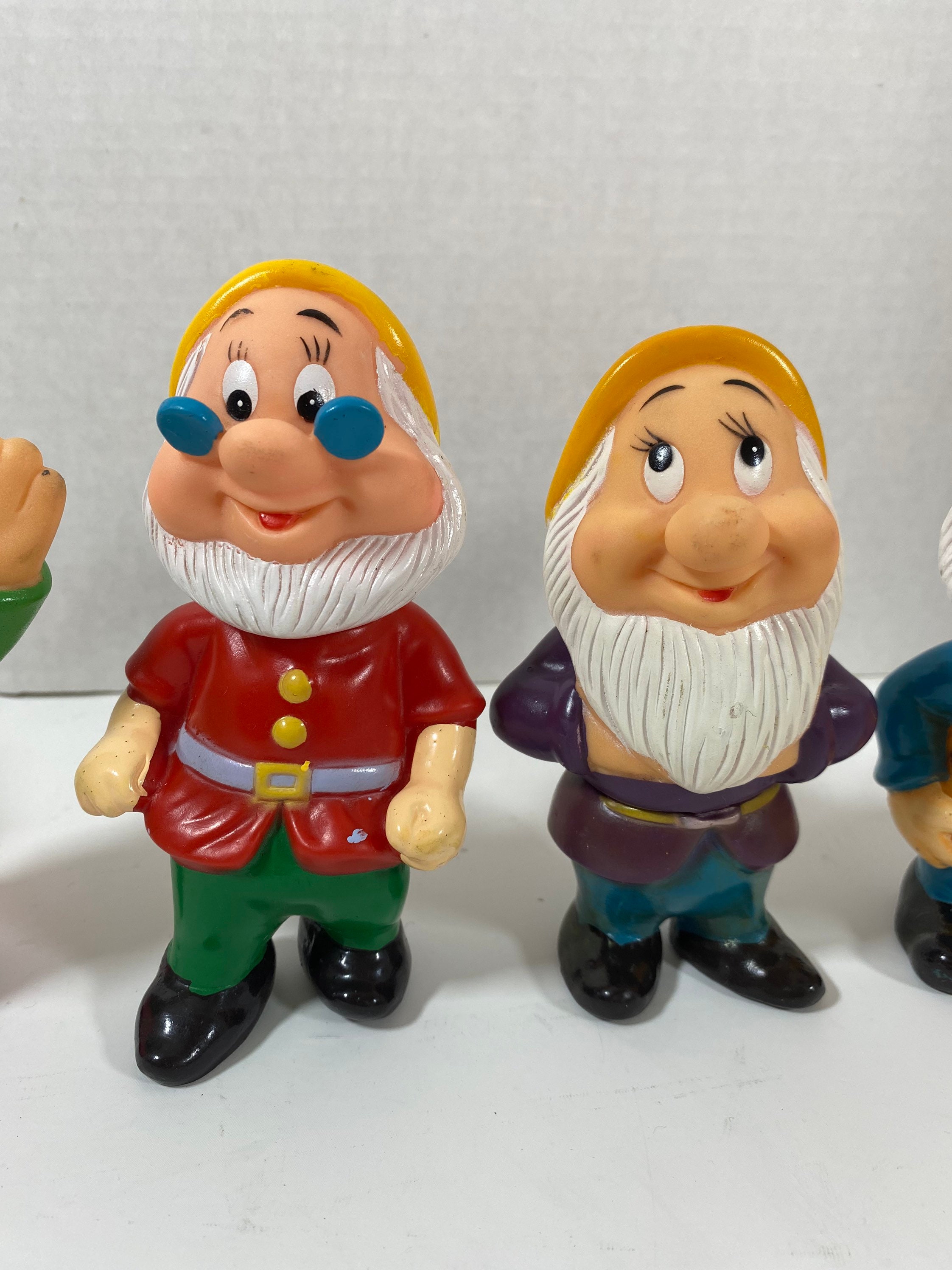 Vintage Walt Disney’s Snow White and the Seven Dwarfs Rubber Squeaky ...