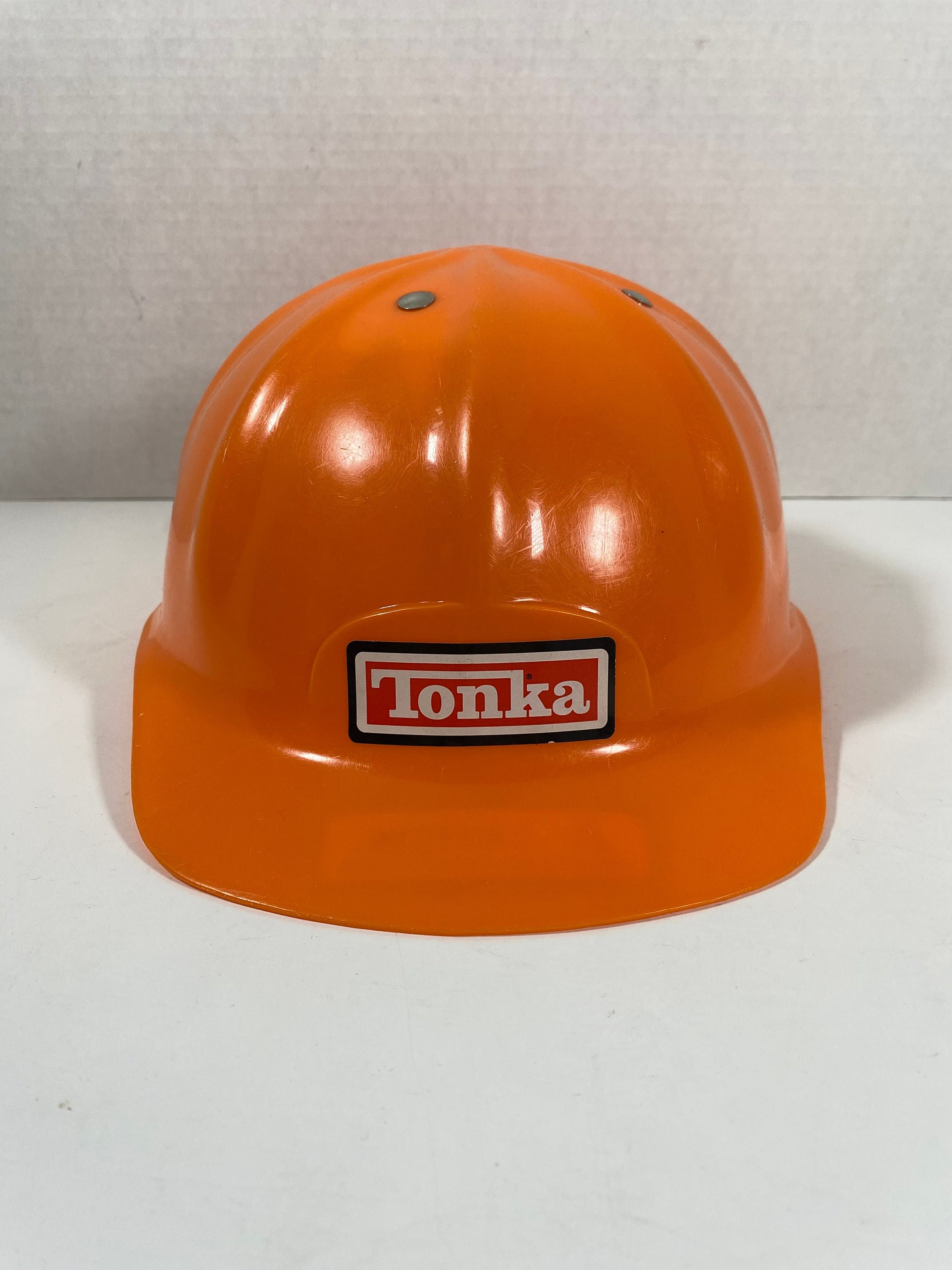 Vintage 1990s Tonka Child Pretend Orange Plastic Construction Hard