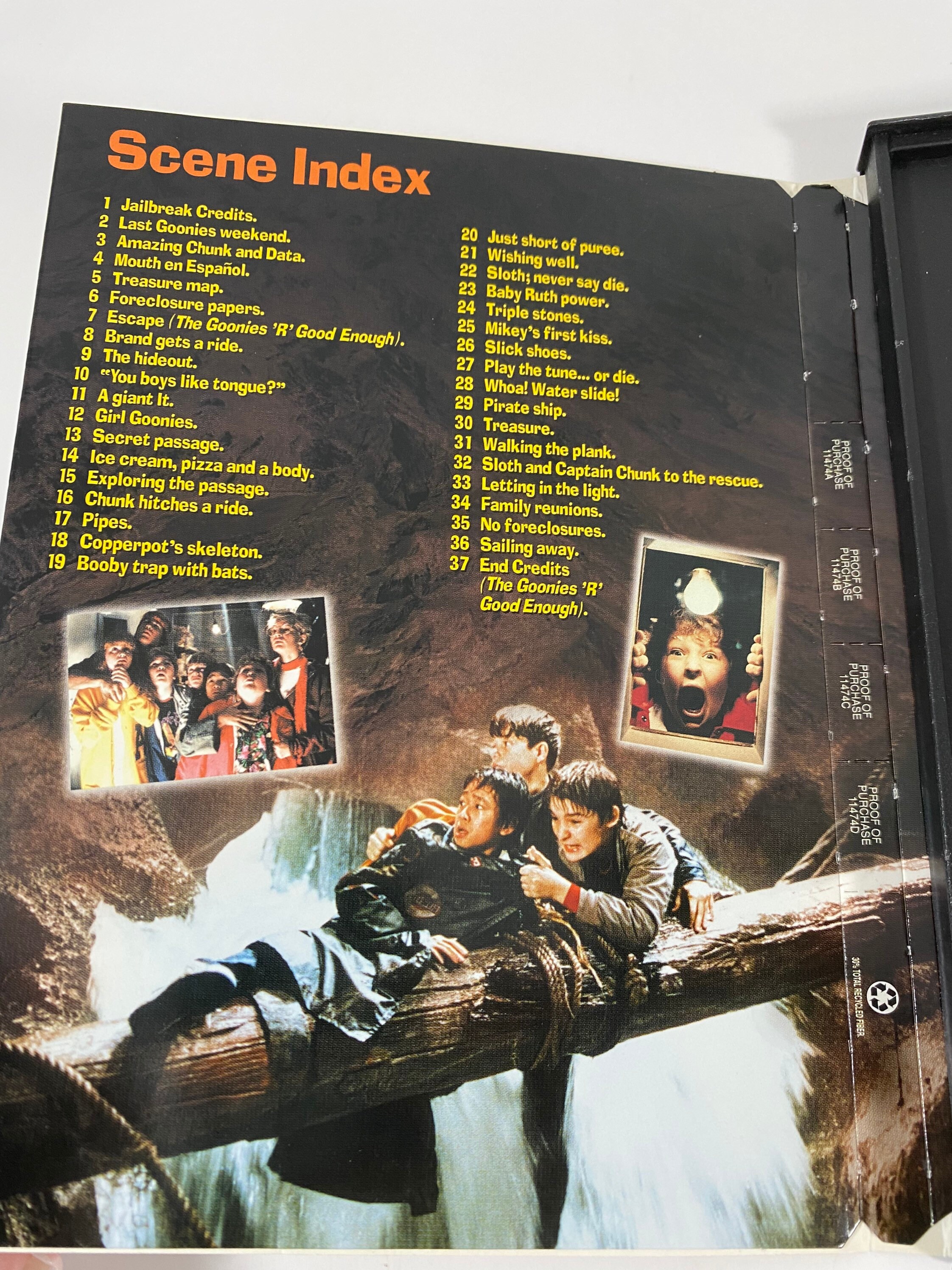 Vintage 2001 (warner Home Video Release) the Goonies DVD