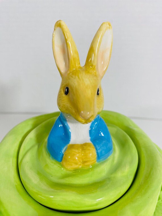Beatrix Potter　ピーターラビット　陶器製置物　6体セット　2003 Set 6 Peter Rabbit Beatrix Potter Ceramic Planter Vases Teleflora
