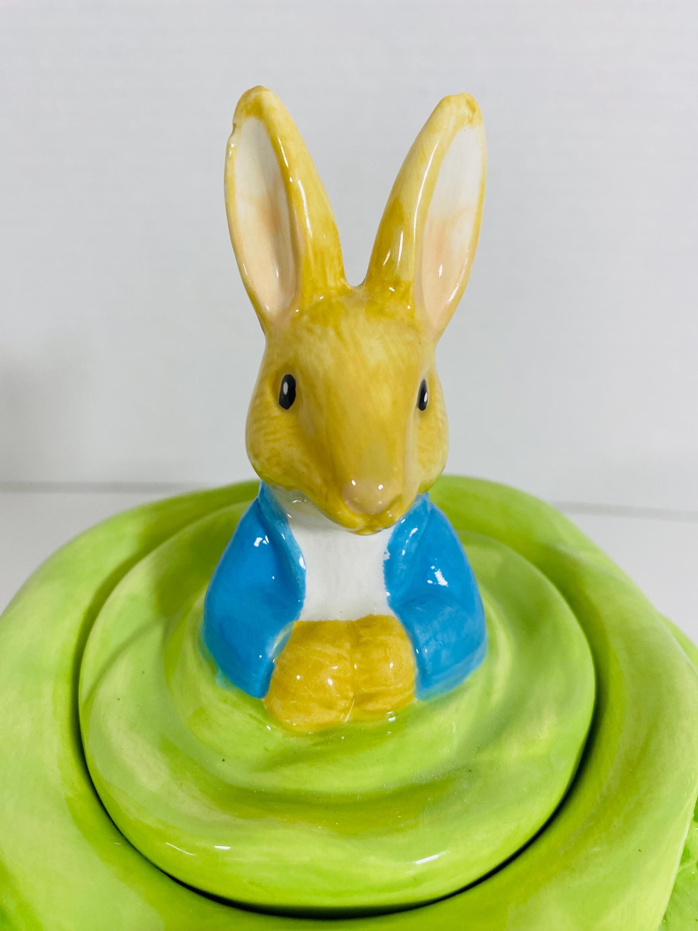Beatrix Potter Peter Rabbit Ceramic Cabbage Shaped Tea Pot
